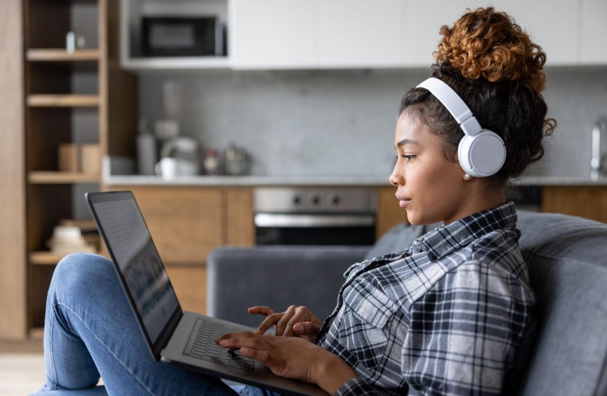 Support team member reviewing client financial automation setup